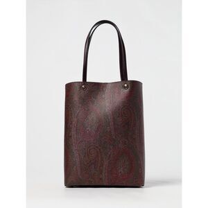 Etro Men Essential Etro Paisley Print Coated Cotton And Leather Bag